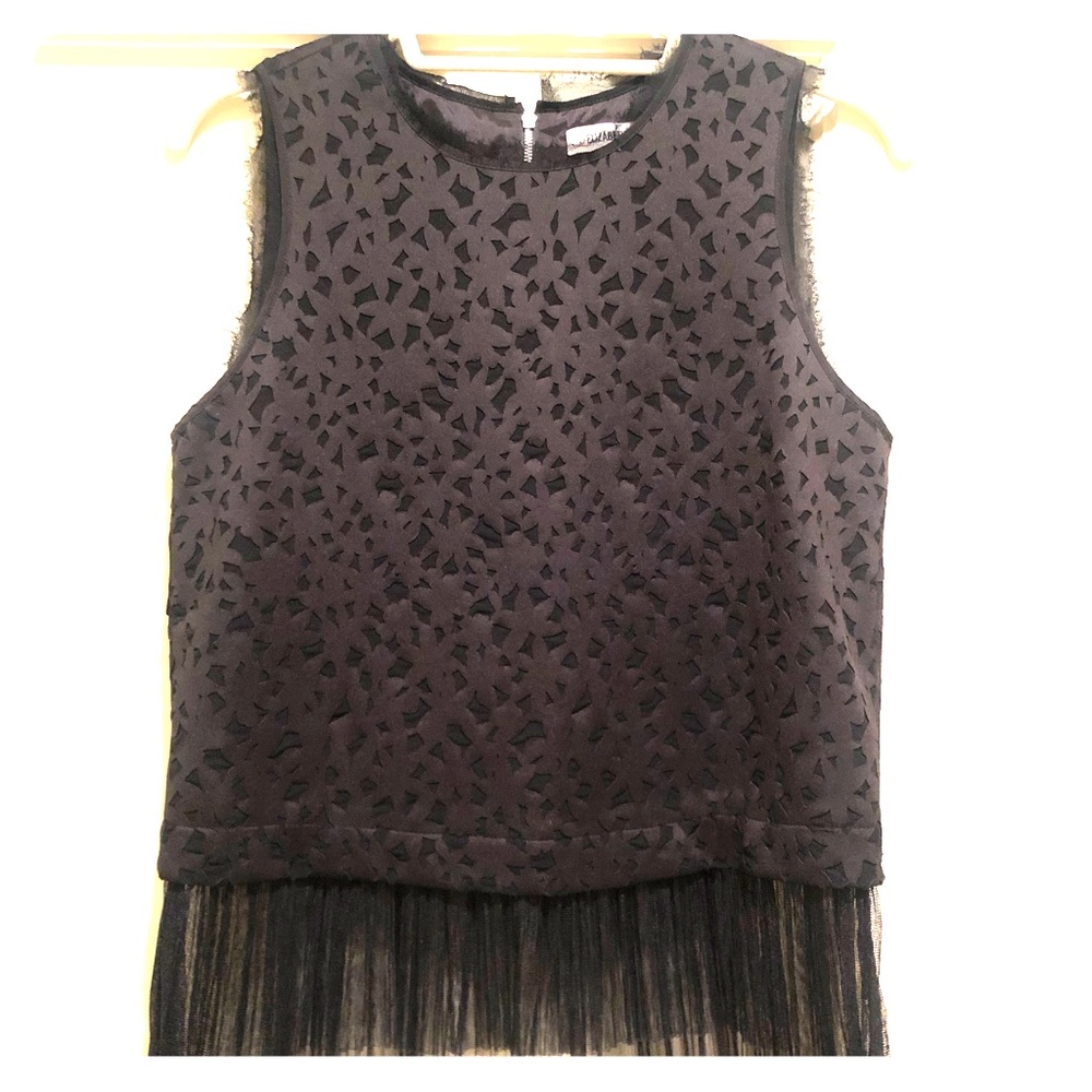 Elizabeth and James black top
